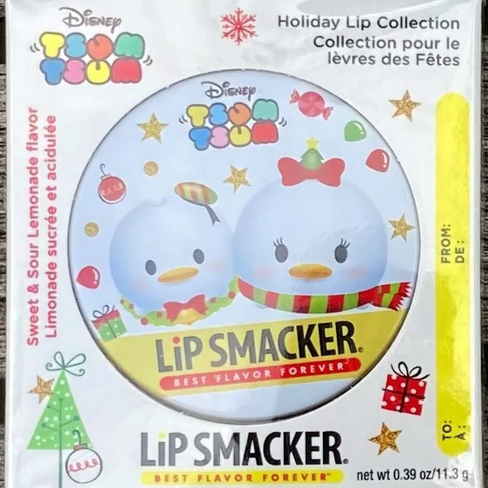NEW Lip Smacker💗Holiday Lip Collection - Disney TSUM TSUM Characters